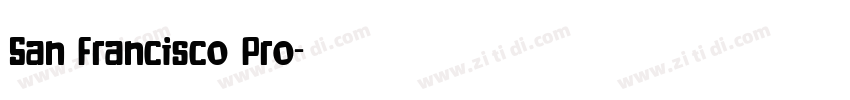 San Francisco Pro字体转换